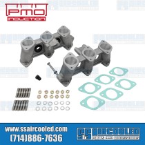 Intake Manifolds, 46mm x 42mm, 100mm Tall, Carbureted or MFI Injection, 2.7-3.0L Ported Race Engine