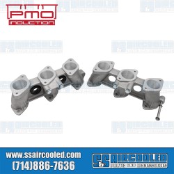 Intake Manifolds, 46mm x 42mm, 100mm Tall, Carbureted or MFI Injection, 2.7-3.0L Ported Race Engine Intake Manifolds, 46mm x 42mm, 100mm Tall, Carbureted or MFI Injection, 2.7-3.0L Ported Race Engine