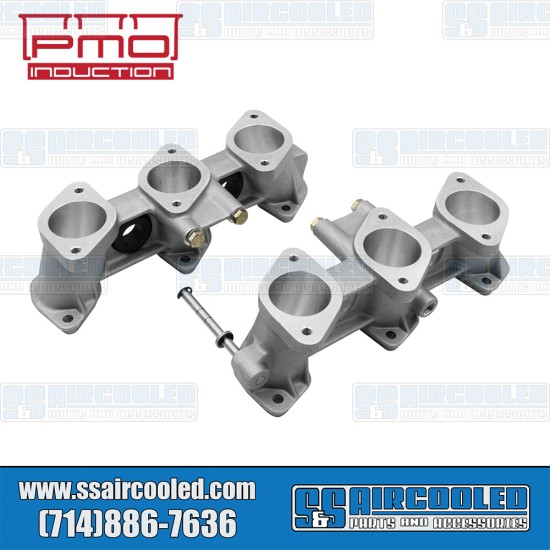 PMO Induction VW Intake Manifolds, 46mm x 35mm, 82mm Tall, CIS Injection, 3.0L Engine, PMO-908-0
