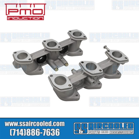 PMO Induction VW Intake Manifolds, 46mm x 35mm, 82mm Tall, CIS Injection, 3.0L Engine, PMO-908-0