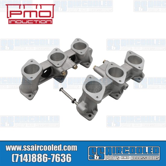 PMO Induction VW Intake Manifolds, 46mm x 40mm, 82mm Tall, CIS Injection, 3.0L Engine, PMO-910-0