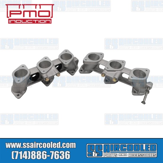 PMO Induction VW Intake Manifolds, 46mm x 40mm, 82mm Tall, CIS Injection, 3.0L Engine, PMO-910-0