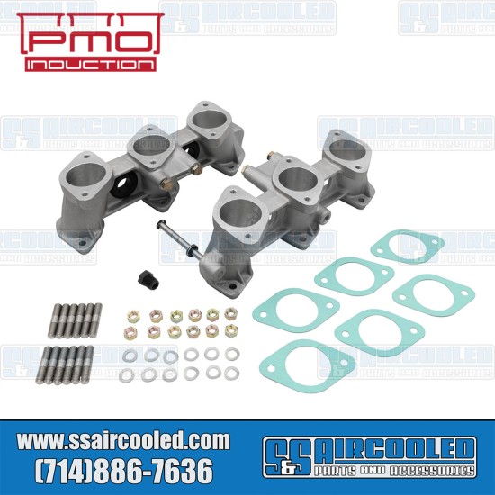 PMO Induction VW Intake Manifolds, 46mm x 40mm, 82mm Tall, CIS Injection, 3.0L Engine, PMO-910-0