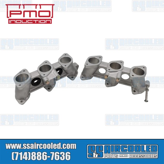 PMO Induction VW Intake Manifolds, 46mm x 39mm, 100mm Tall, CIS Injection, 3.0L Engine, PMO-911-0