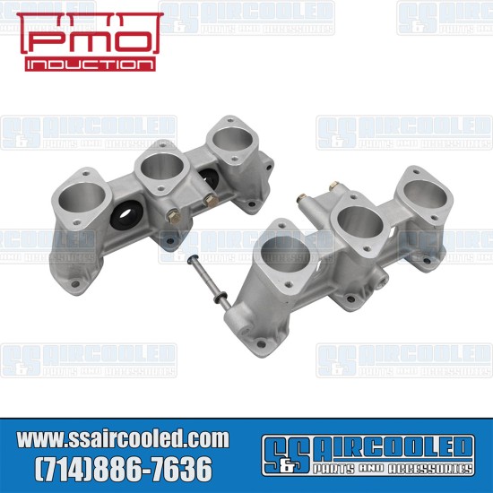 PMO Induction VW Intake Manifolds, 46mm x 42mm, 100mm Tall, CIS Injection, 3.0L Engine, PMO-912-0