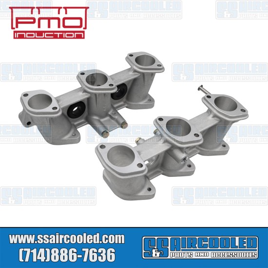 PMO Induction VW Intake Manifolds, 46mm x 42mm, 100mm Tall, CIS Injection, 3.0L Engine, PMO-912-0