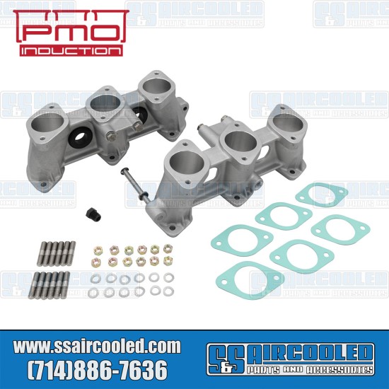 PMO Induction VW Intake Manifolds, 46mm x 42mm, 100mm Tall, CIS Injection, 3.0L Engine, PMO-912-0