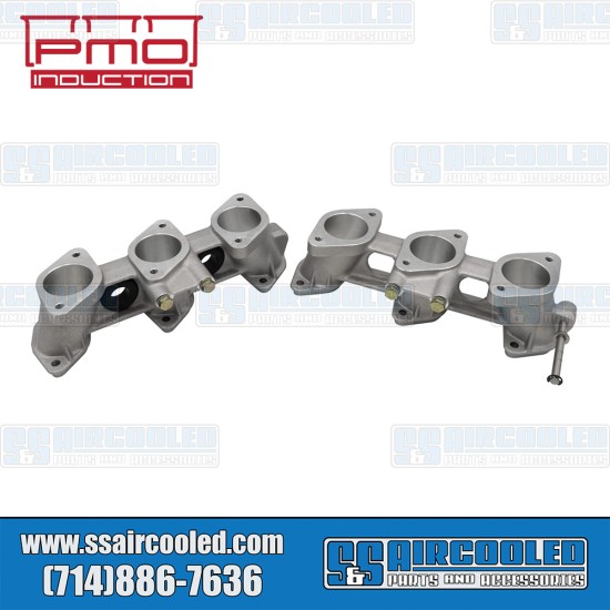 PMO Induction VW Intake Manifolds, 46mm x 41mm, 82mm Tall, Motronic Injection, 3.2L Engine, PMO-914-0