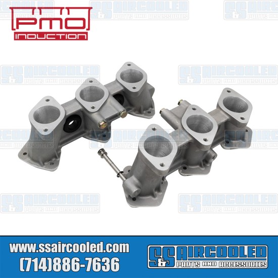 PMO Induction VW Intake Manifolds, 46mm x 42mm, 82mm Tall, Motronic Injection, 3.6L Engine, PMO-915-0