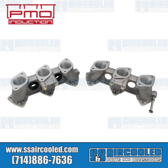 PMO Induction VW Intake Manifolds, 46mm x 42mm, 82mm Tall, Motronic Injection, 3.6L Engine, PMO-915-0