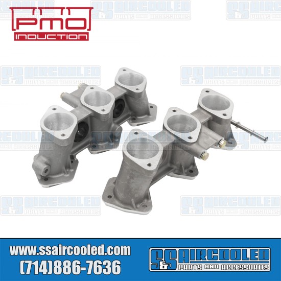 PMO Induction VW Intake Manifolds, 50mm x 42mm, 82mm Tall, Motronic Injection, 3.6L Engine, PMO-916-0