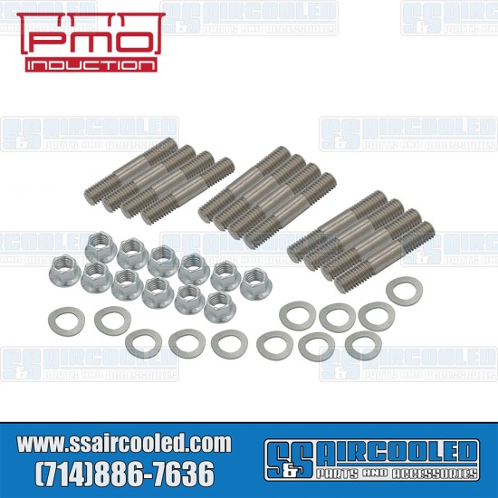 PMO Induction VW Intake Manifold Stud Kit, For Insulators, Stainless Steel, PMO-922-0