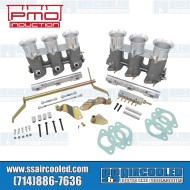 Throttle Body Kit, 40mm with Velocity Stacks, Natural Aluminum Throttle Body Kit, 40mm with Velocity Stacks, Natural Aluminum