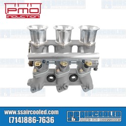 Throttle Body Kit, 40mm with Velocity Stacks, Natural Aluminum Throttle Body Kit, 40mm with Velocity Stacks, Natural Aluminum