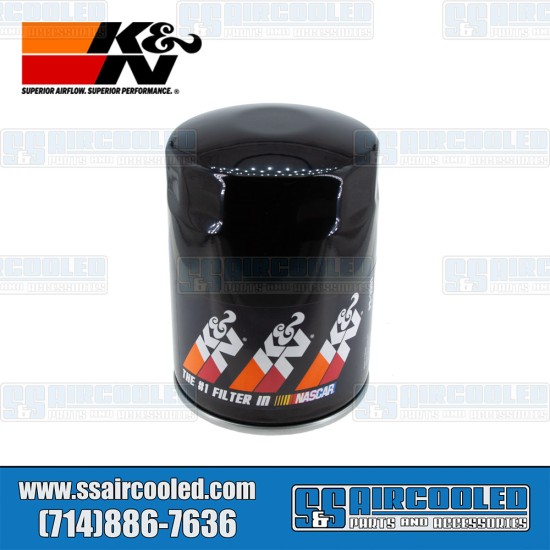 K&N Filters VW Oil Filter, Street Use, PS-3001, VW Bug, Super Beetle, Ghia, Bus, Type 3, Thing, Vanagon