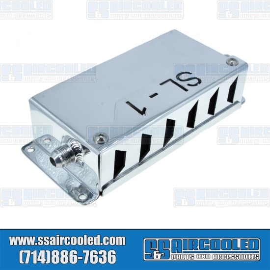 VW Oil Breather Box, -8AN Fittings, Aluminum, Polished, SL-1P VW Oil Breather Box, -8AN Fittings, Aluminum, Polished, SL-1P