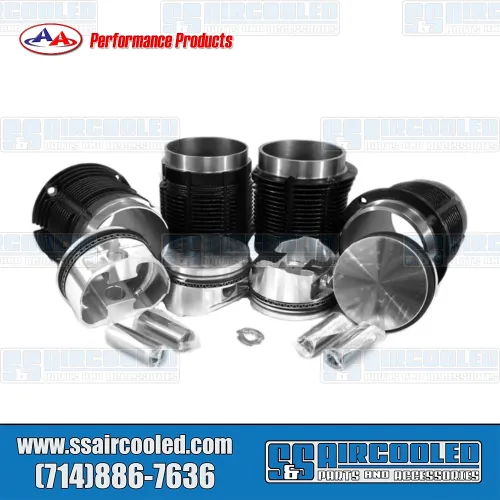 Piston & Cylinder Set, 101.6mm, Cast Iron w/Fo... Piston & Cylinder Set, 101.6mm, Cast Iron w/Fo...
