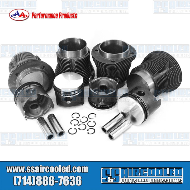 AA Performance Products VW Piston & Cylinder Set, 87 x 69mm, Cast, Slip-In, VW8700T1 AA Performance Products VW Piston & Cylinder Set, 87 x 69mm, Cast, Slip-In, VW8700T1