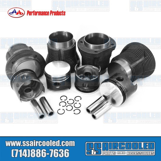 AA Performance Products VW Piston & Cylinder Set, 88 x 69mm, Cast, Slip-In, VW8800T1