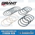 Piston Ring Set, 85.5mm (2mm x 2mm x 5mm), Cast Top Ring