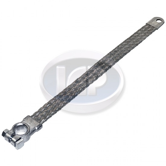 Battery Cable, 111971235C, Negative, Braided, 14in., VW Bug, Super